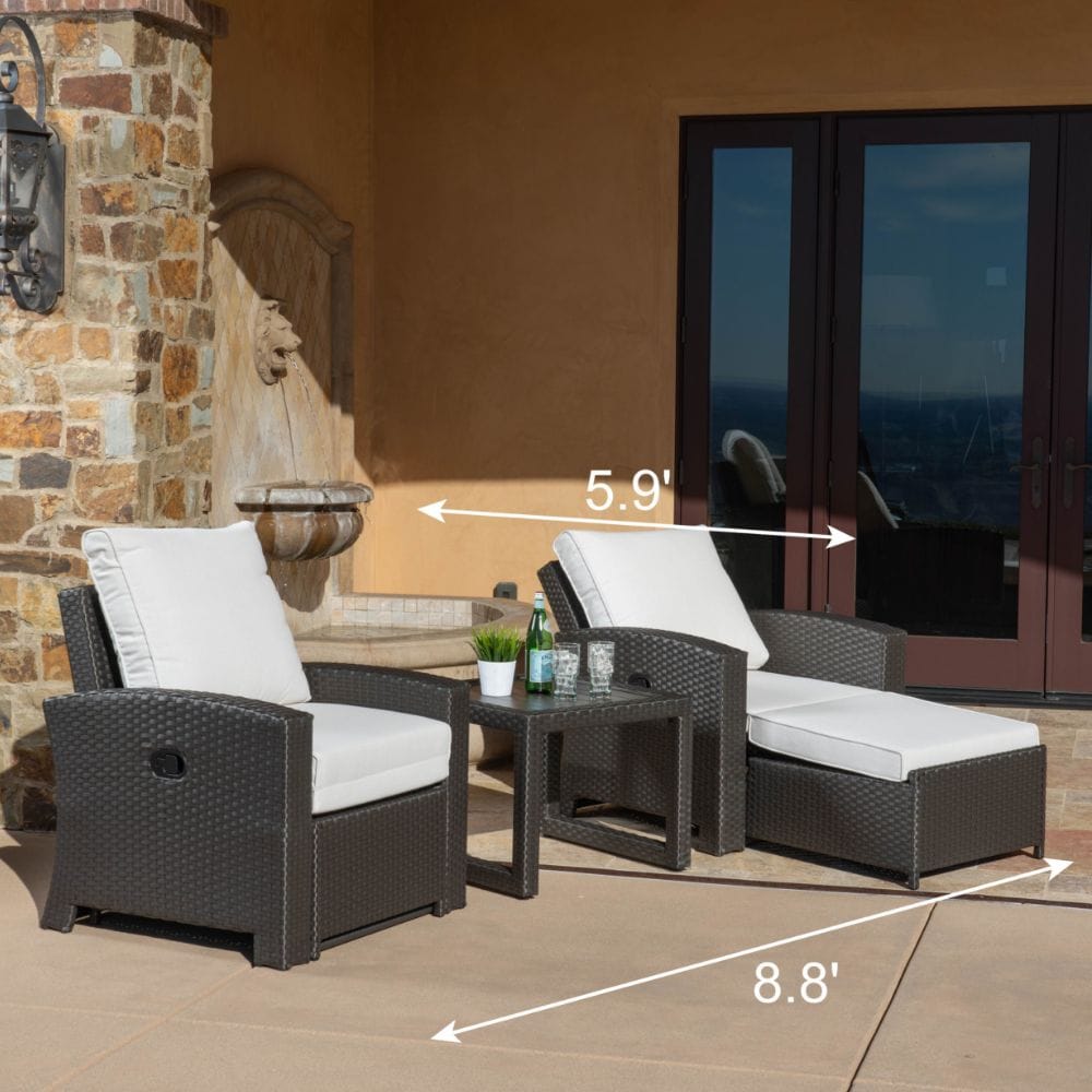 Sidney 3-piece Recliner Set